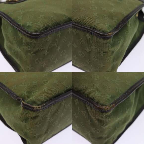 LOUIS VUITTON Monogram Mini Sac Catline Hand Bag Tst Khaki M92327 - Picture 10 of 12